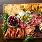 charcuterie board cured meats cheeses gourmet food for entertaining guests